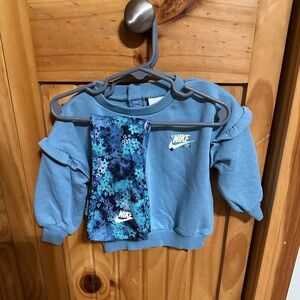 Nike Kids Teal Sweatshirt and Flared Pants